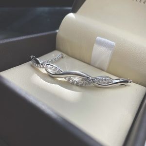🎁✨Diamond Sterling Silver Bracelet